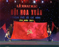 Khai mạc hội hoa xuân Tân Mão 2011