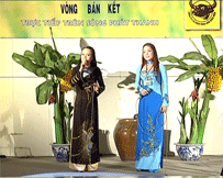 Song ca: Huyền Trang - Thanh Huyền (SBD: 081) Nam ai (8 câu) - Bài thơ vu quy (câu 5, 6) (Viễn Châu) - 17/09/2011