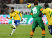 Brazil 2-0 Zambia (giao hữu)