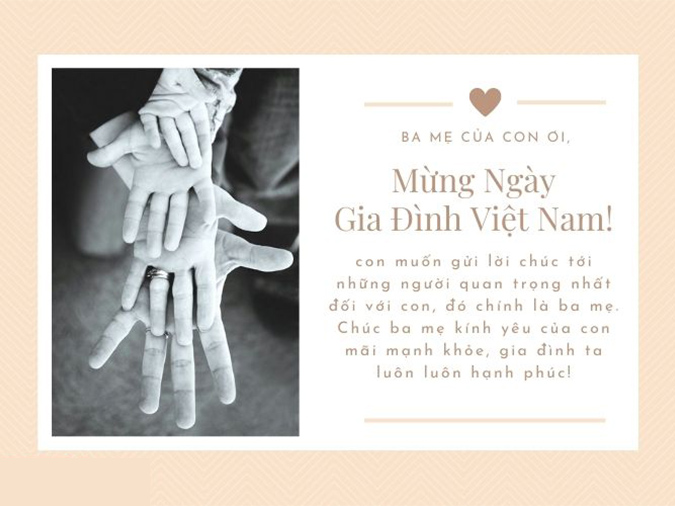 95 lời chúc Ngày Gia đình Việt Nam ý nghĩa nhất 8